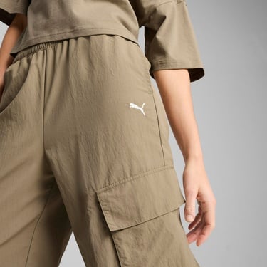  Puma Wardrobe Ess Cargo Kadın Kahverengi Eşofman Altı