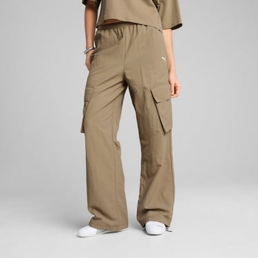  Puma Wardrobe Ess Cargo Kadın Kahverengi Eşofman Altı