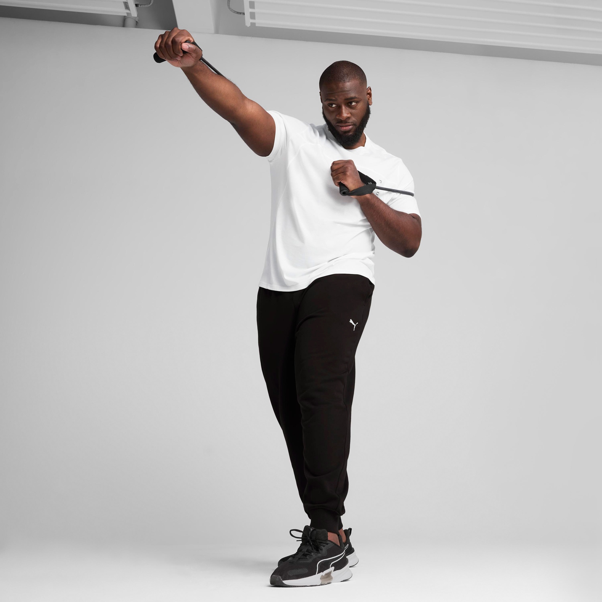 Puma Tad Tech Triblend Erkek Beyaz Antrenman T-Shirt