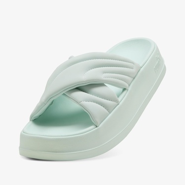  Puma Leadcat Platform Kadın Mavi Terlik