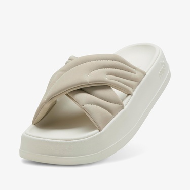  Puma Leadcat Platform Kadın Krem Terlik