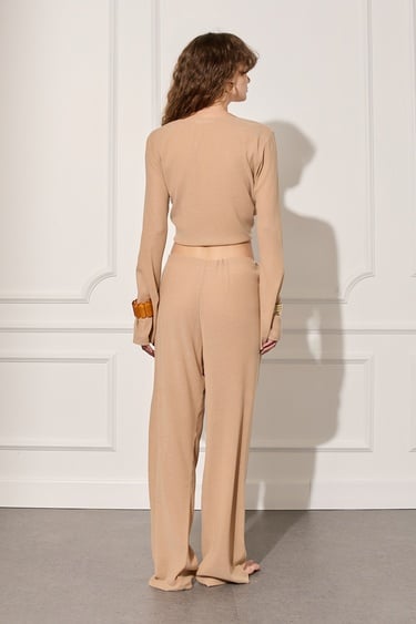  İspanyol Kollu Bağlamalı Bluz