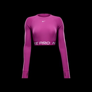  Nike Pro Dri-Fit 365 Kadın Mor Uzun Kollu T-Shirt