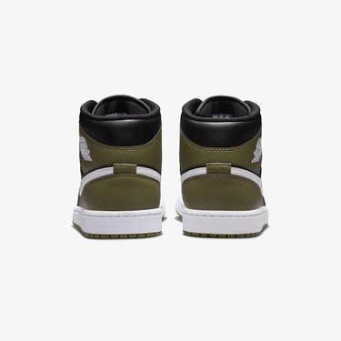 Jordan Air 1 Mid Erkek Siyah Spor Ayakkabı