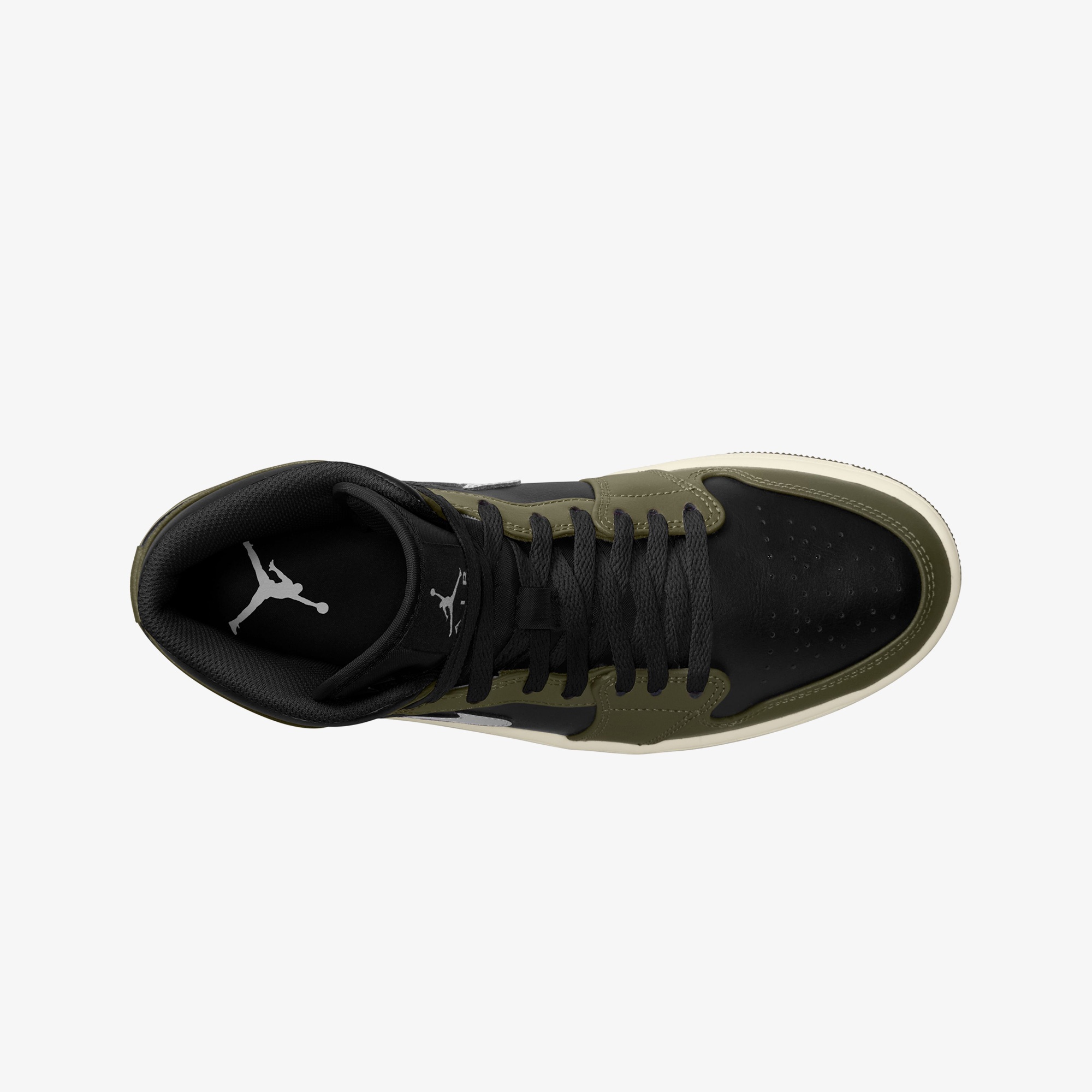 Jordan Air 1 Mid Erkek Siyah Spor Ayakkabı