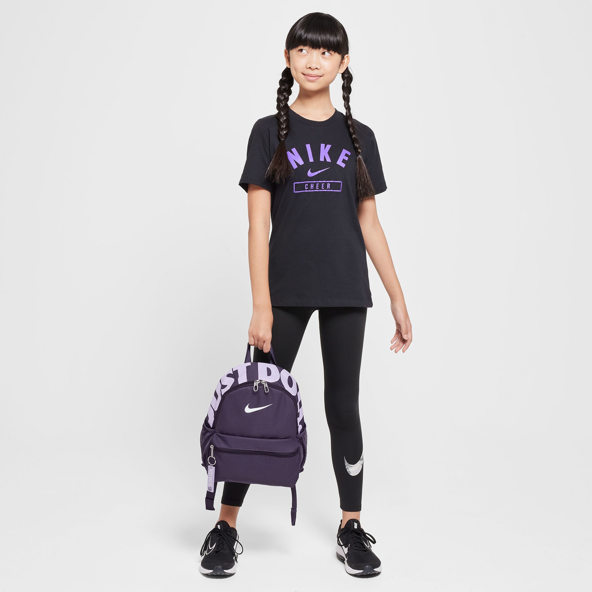 Nike Brasilia JDI Çocuk Mor Spor Çantası