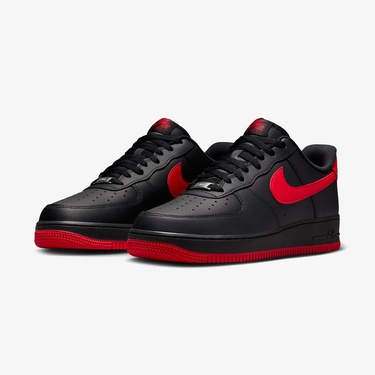  Nike Air Force 1 '07 Erkek Siyah Spor Ayakkabı