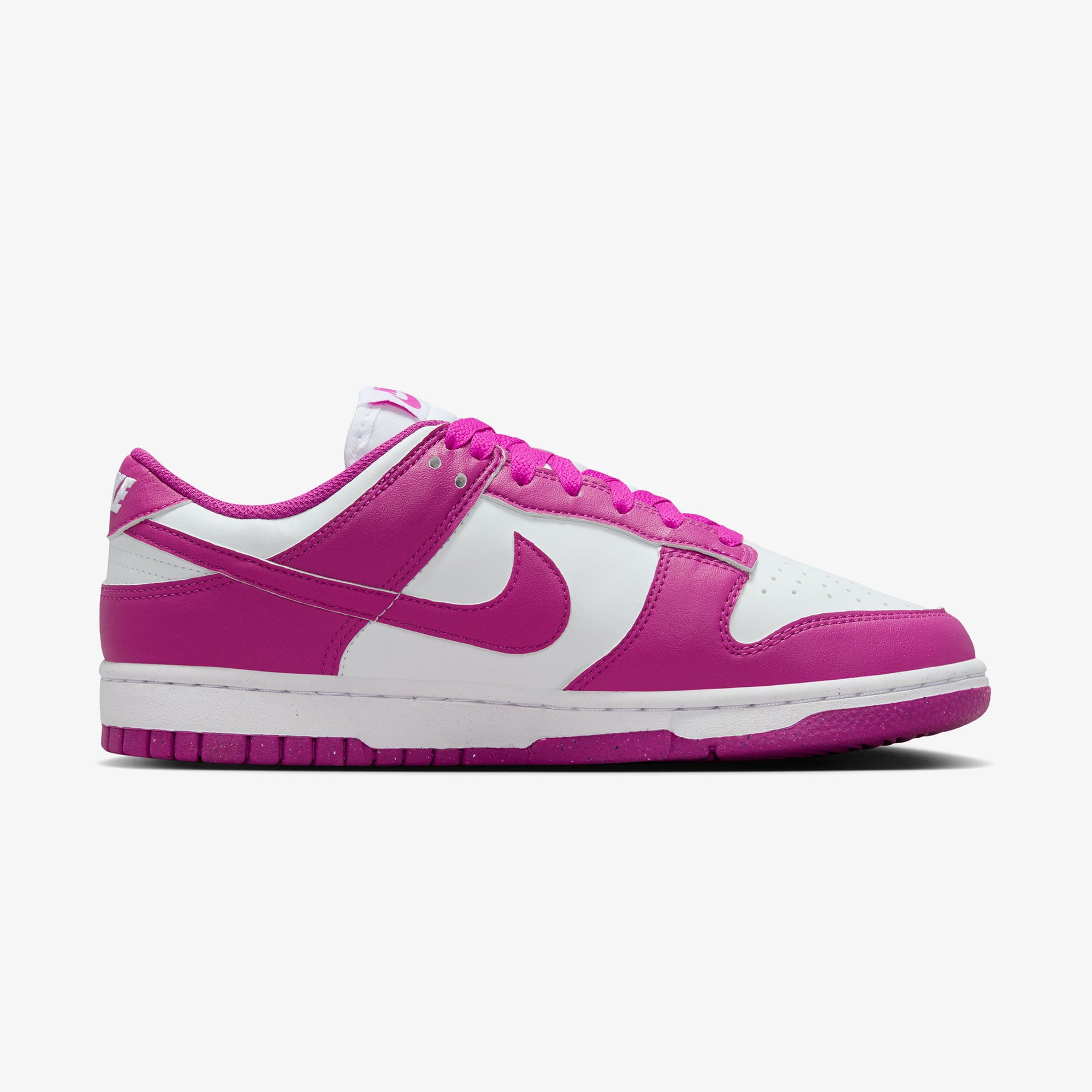 Nike Nike Pembe Dunk Low Kadın Beyaz Spor Ayakkabı Sneaker | FashFed Pembe - 2. görsel