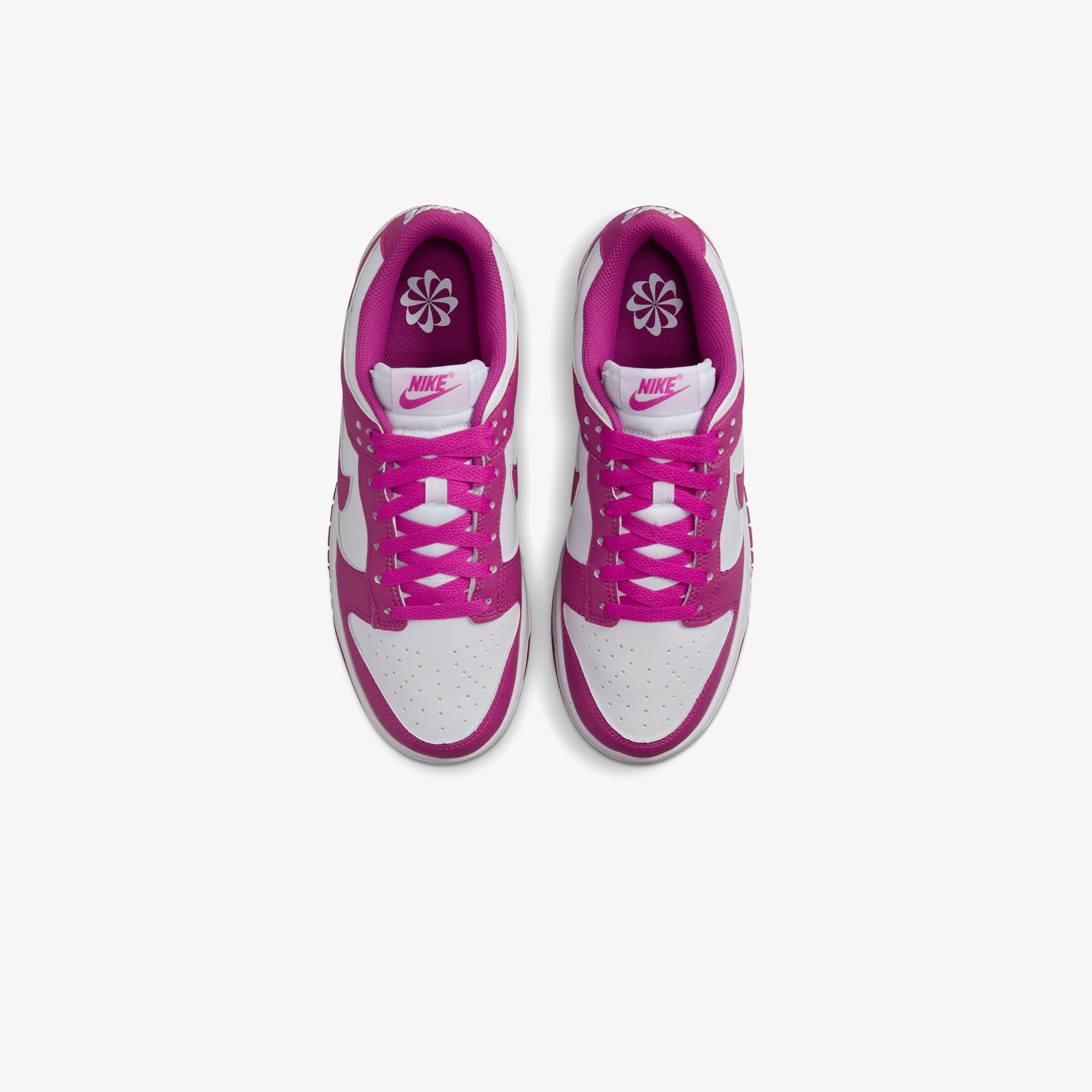 Nike Nike Pembe Dunk Low Kadın Beyaz Spor Ayakkabı Sneaker | FashFed Pembe - 6. görsel