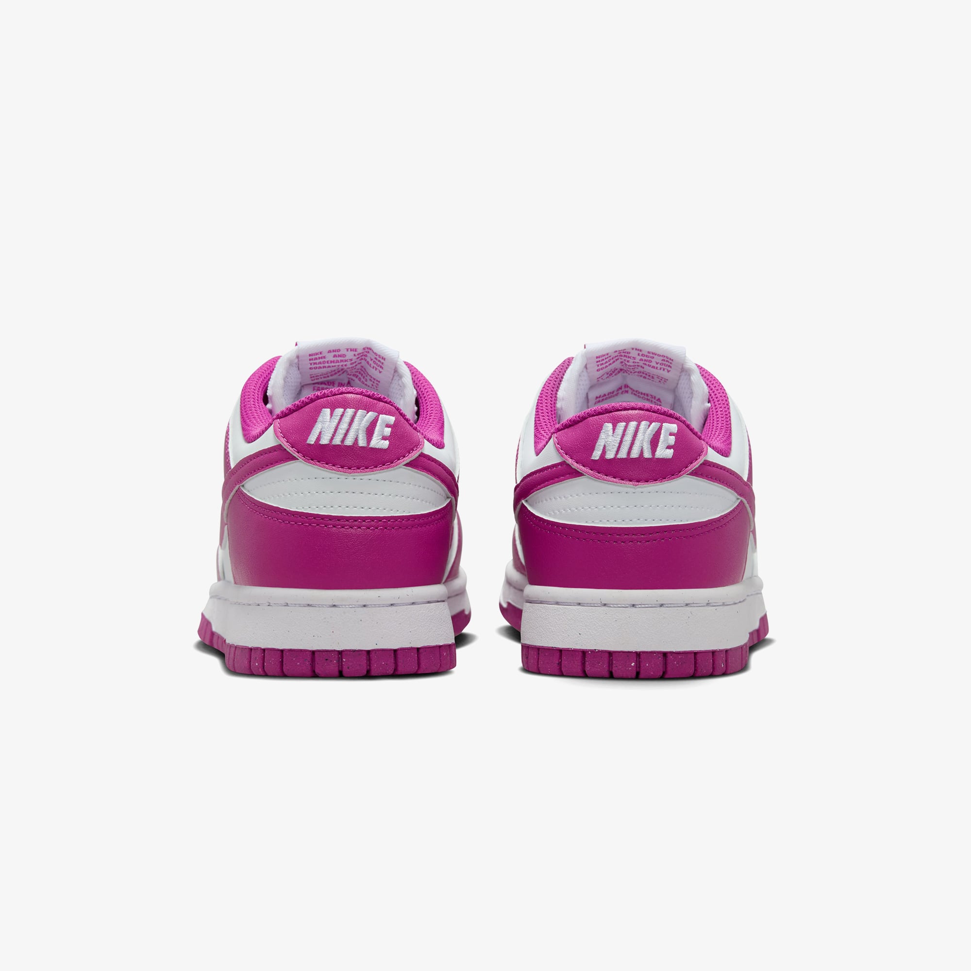 Nike Nike Pembe Dunk Low Kadın Beyaz Spor Ayakkabı Sneaker | FashFed Pembe - 3. görsel