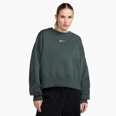  Nike Sportswear Phoenix Fleece Kadın Yeşil Sweatshirt