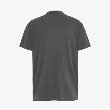  Tommy Jeans Reg Vintage Varsity Erkek Siyah T-Shirt