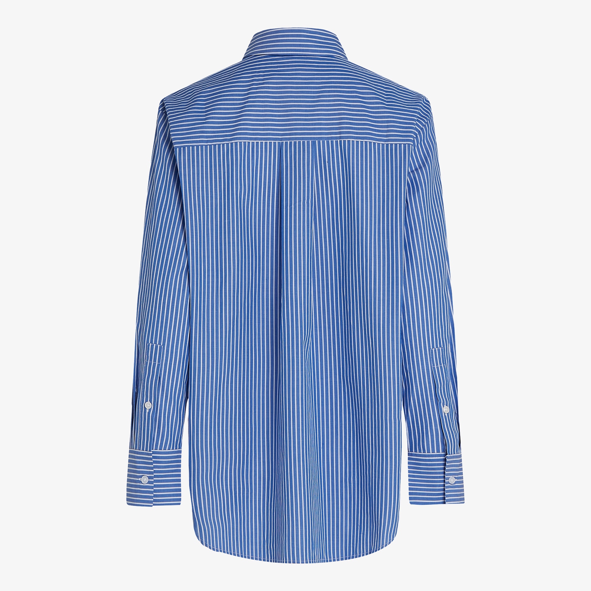 Tommy Hilfiger Ess Poplin Easy Fit Kadın Mavi Gömlek