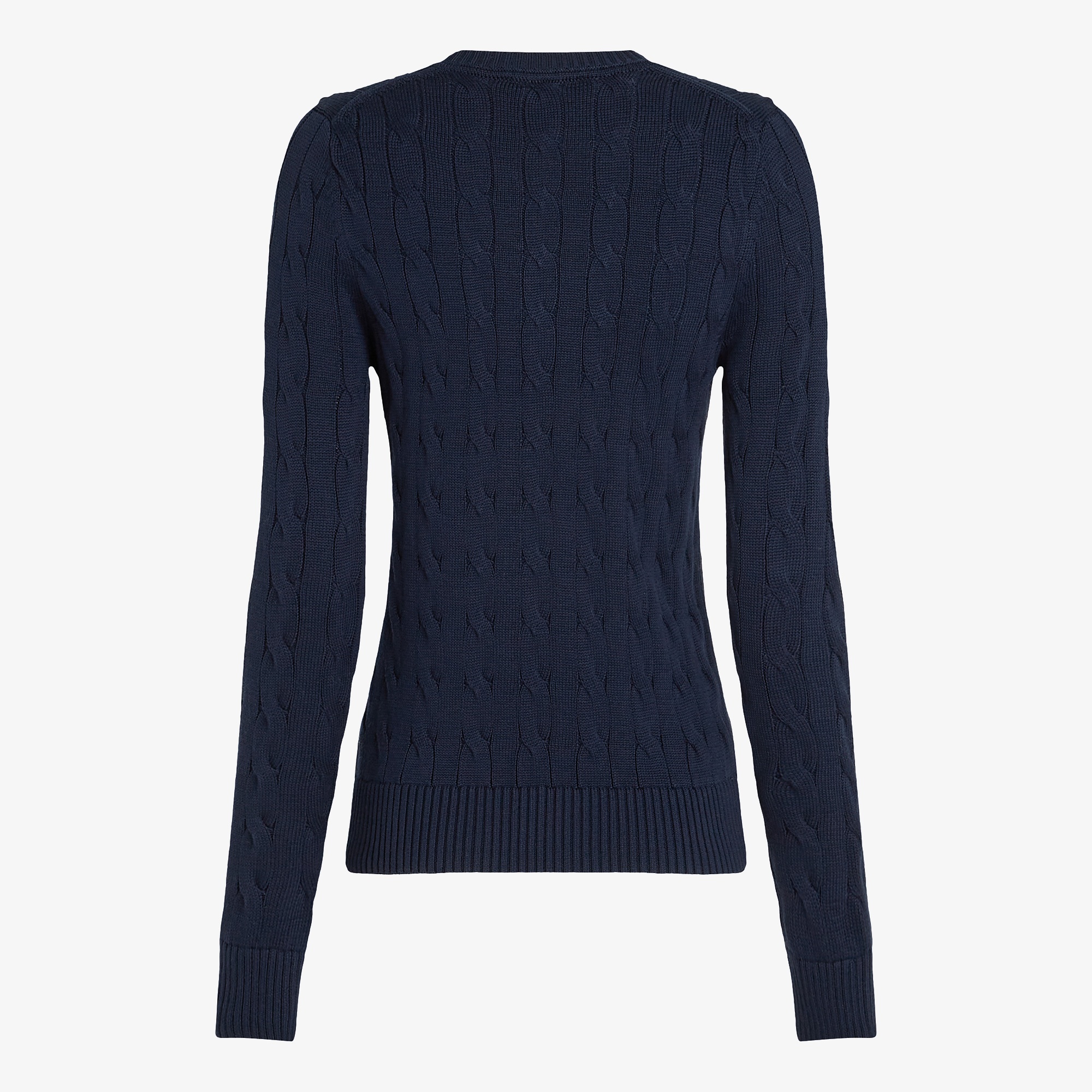 Tommy Hilfiger Co Cable Mid Gg Kadın Lacivert Kazak