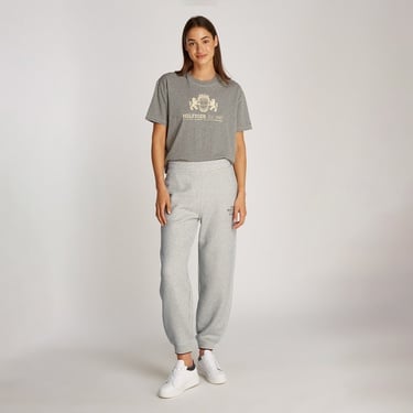  Tommy Hilfiger Texture Monotype Kadın Gri Eşofman Altı