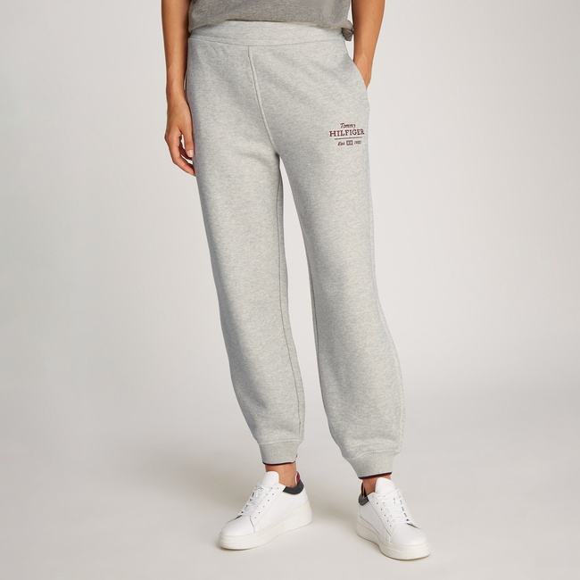  Tommy Hilfiger Texture Monotype Kadın Gri Eşofman Altı