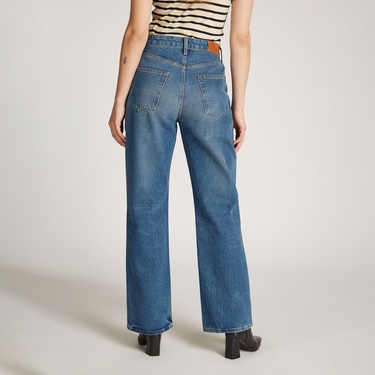  Tommy Hilfiger Loose Straight Kadın Mavi Jean