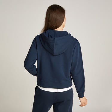  Tommy Hilfiger Reg Varsity Zip Kadın Lacivert Hoodie