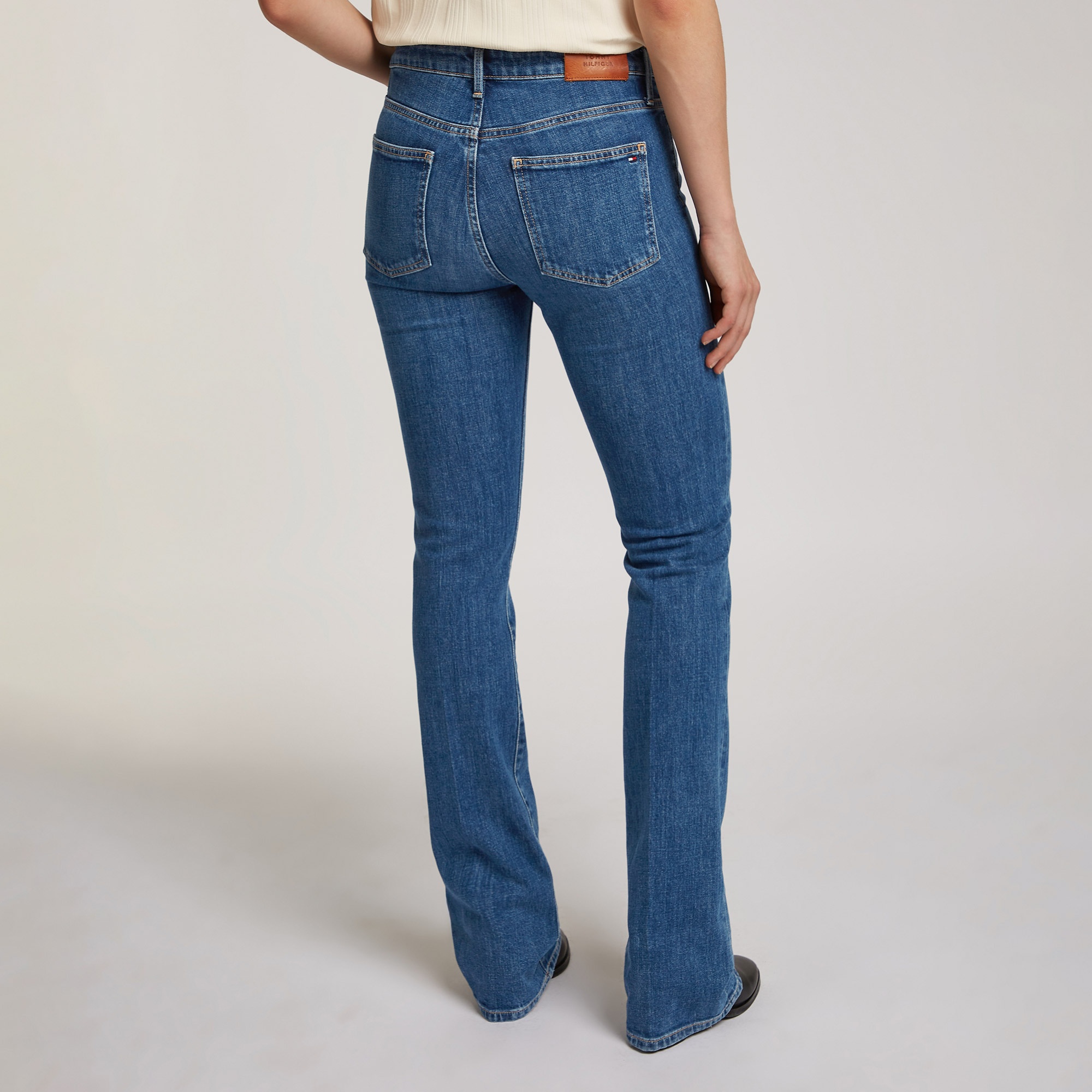 Tommy Hilfiger Bootcut Rw Mid Kadın Lacivert Jean