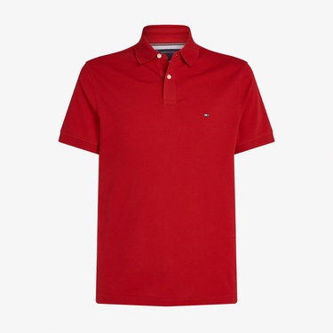  Tommy Hilfiger 1985 Regular Erkek Kırmızı Polo Yaka T-Shirt