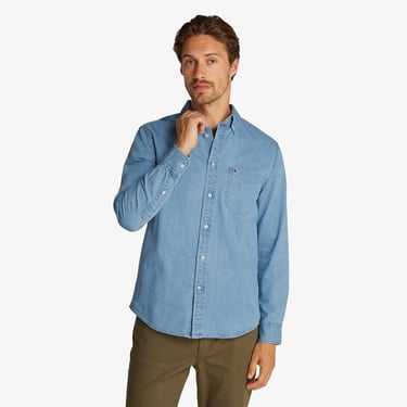  Tommy Hilfiger Denim Erkek Lacivert Gömlek