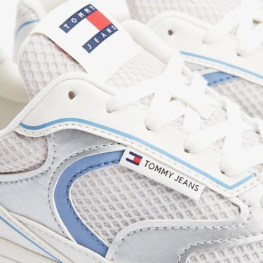 Tommy Hilfiger The Coney Metallic Kadın Beyaz Sneaker