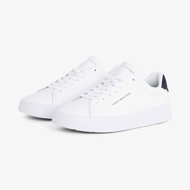  Tommy Hilfiger Court Detail Erkek Beyaz Sneaker