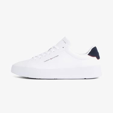  Tommy Hilfiger Court Detail Erkek Beyaz Sneaker