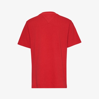  Tommy Jeans Relax Varsity Kadın Kırmızı T-Shirt