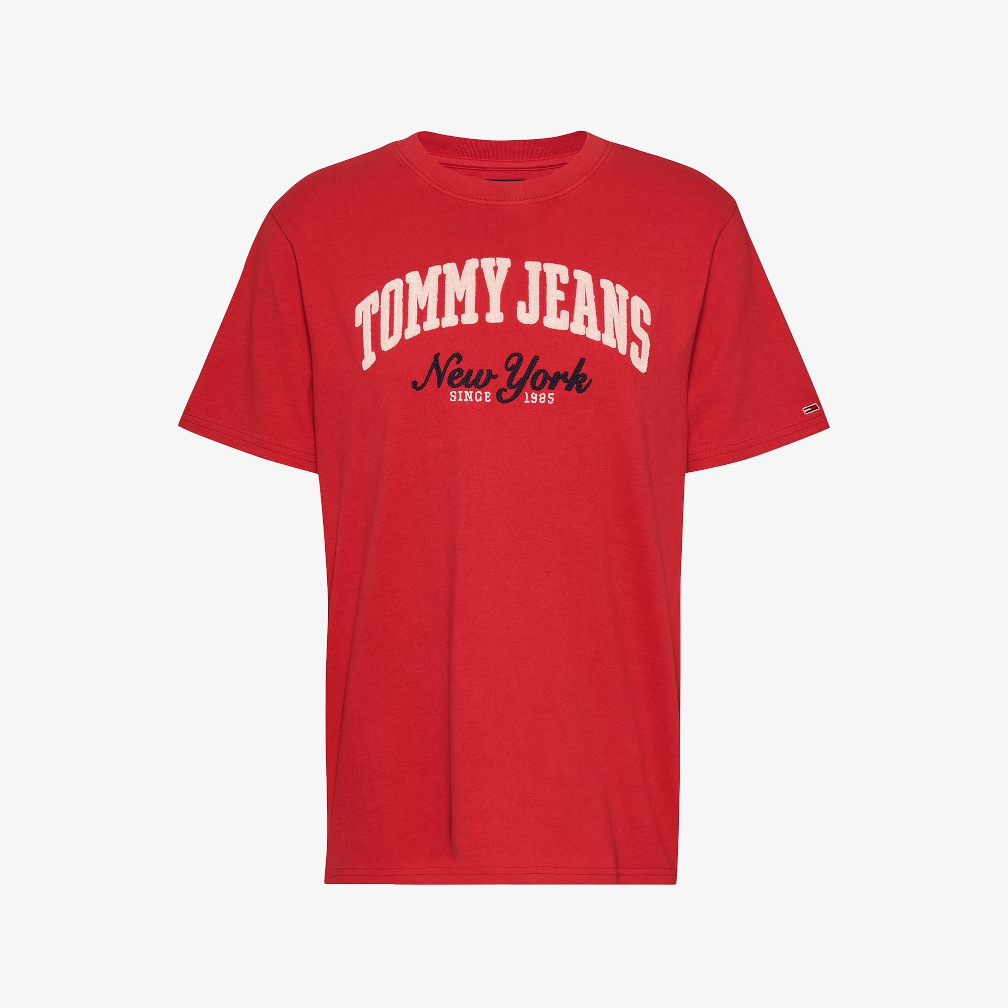 Tommy Jeans Relax Varsity Kadın Kırmızı T-Shirt