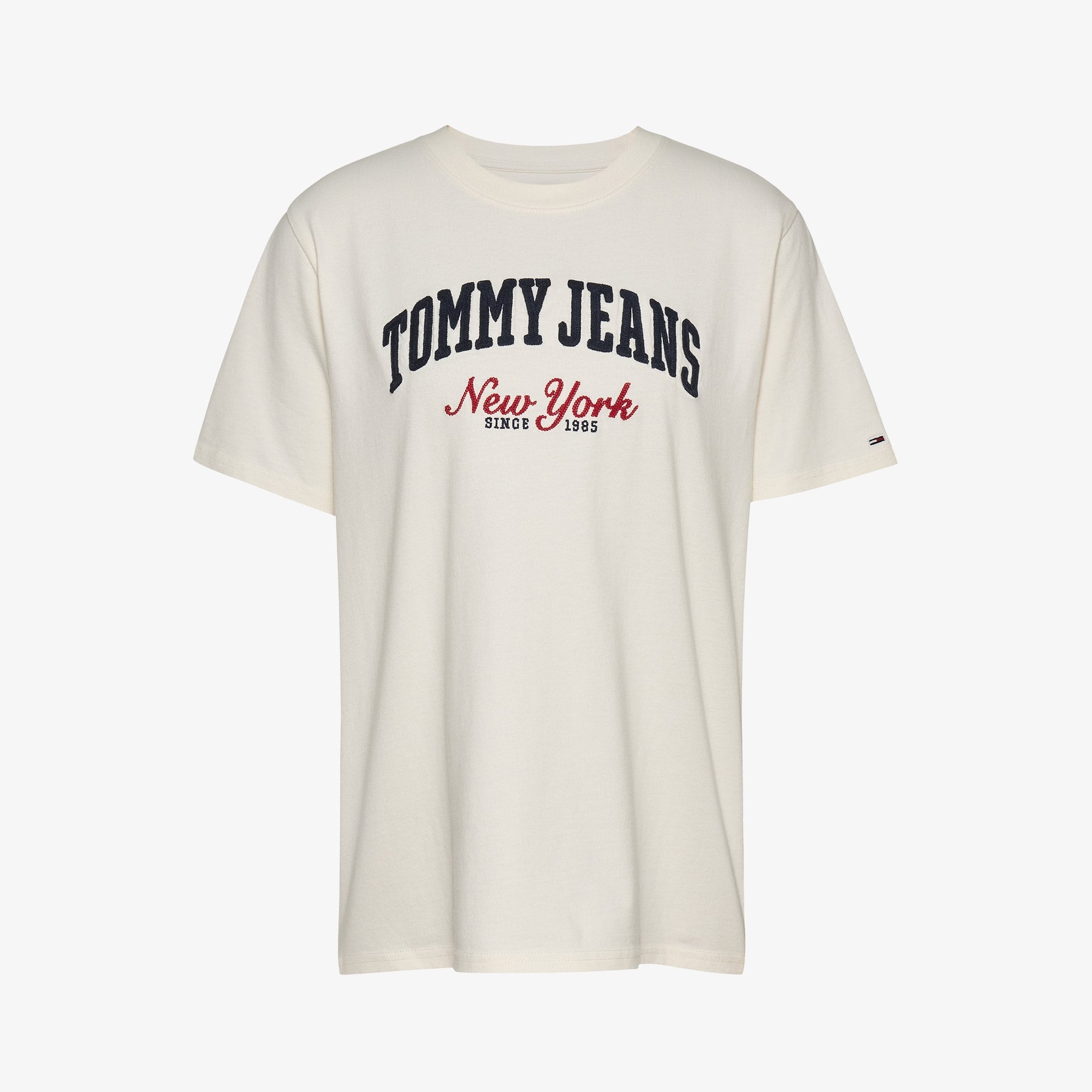 Tommy Jeans Relax Varsity Kadın Beyaz T-Shirt