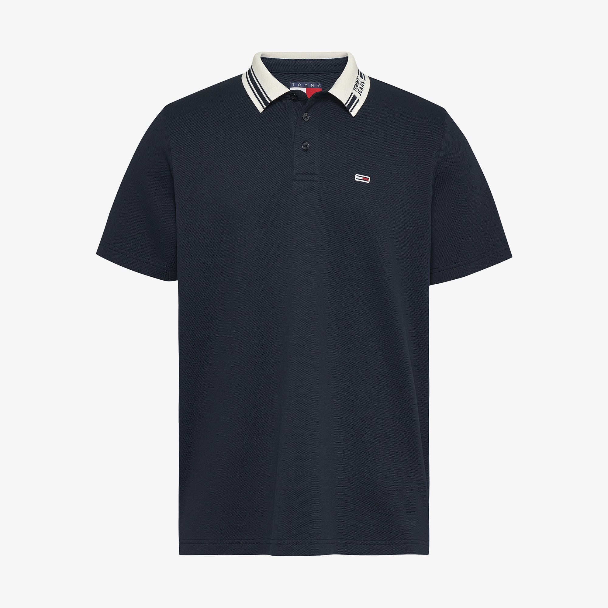 Tommy Jeans Tipped Logo Ext Erkek Lacivert Polo