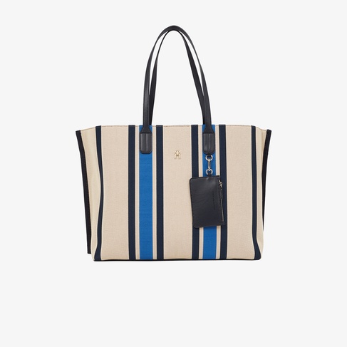  Tommy Hilfiger Distinct Canvas Kadın Lacivert El Çantası