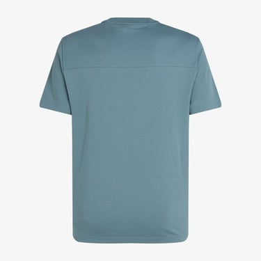  Calvin Klein Structured Embroidery Erkek Mavi T-Shirt