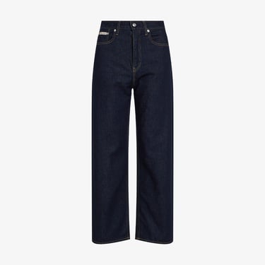  Calvin Klein Barrel Kadın Lacivert Jean