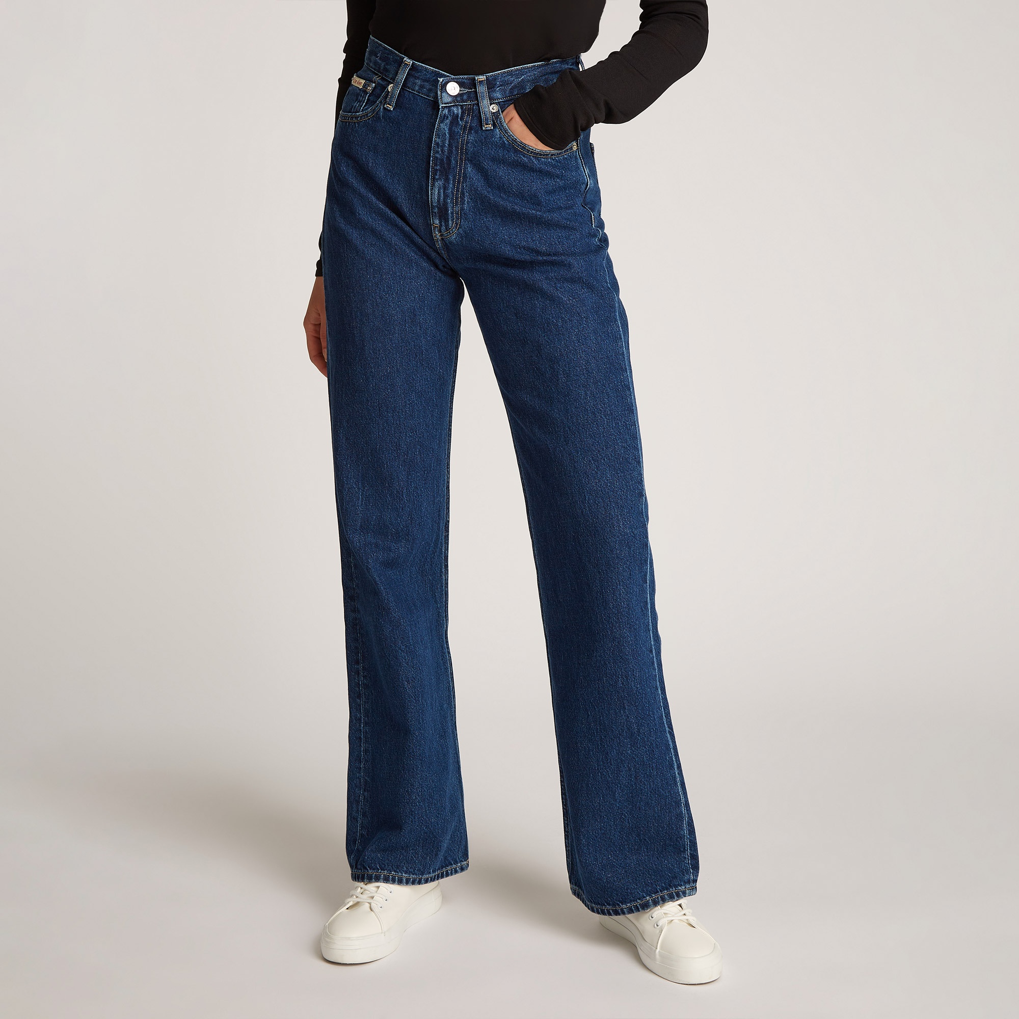 Calvin Klein Authentic Bootcut Kadın Lacivert Jean