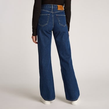  Calvin Klein Authentic Bootcut Kadın Lacivert Jean
