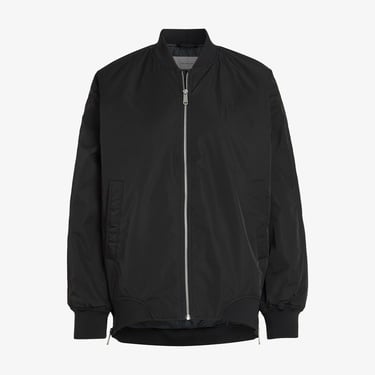  Calvin Klein Long Bomber Kadın Siyah Ceket