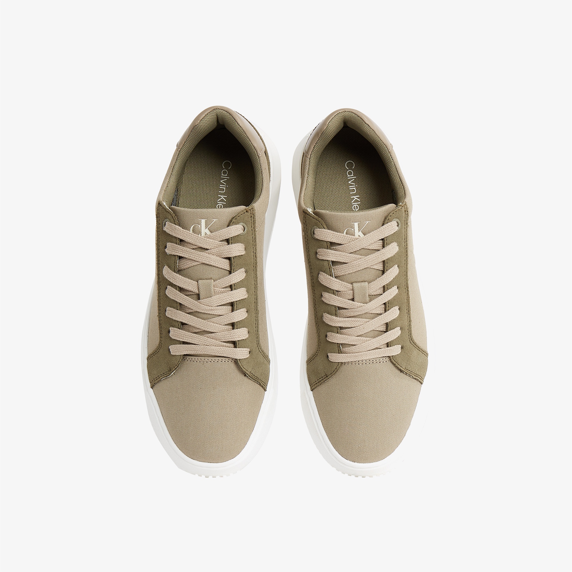 Calvin Klein Canvas Erkek Yeşil Sneaker