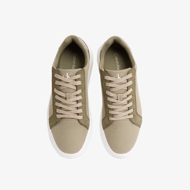  Calvin Klein Canvas Erkek Yeşil Sneaker
