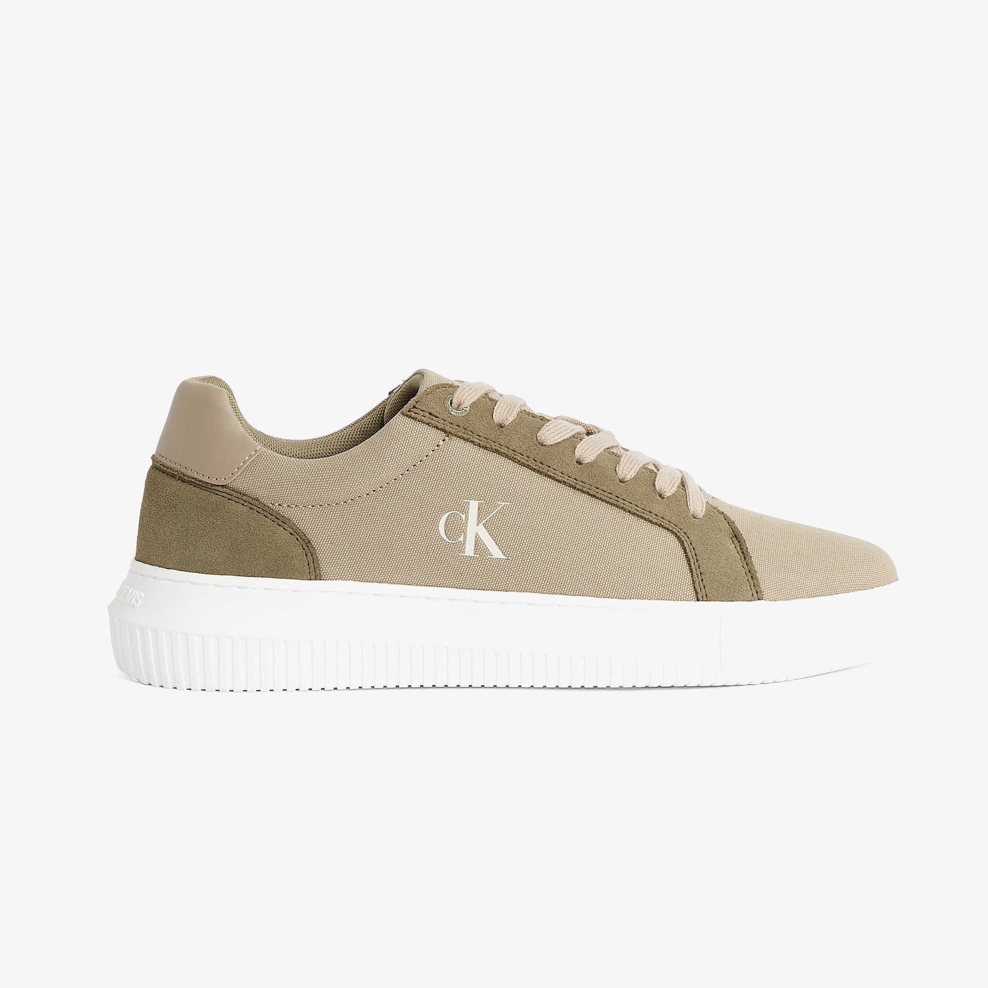 Calvin Klein Canvas Erkek Yeşil Sneaker