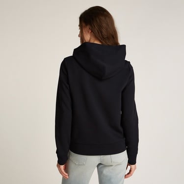  Calvin Klein Satin Regular Kadın Siyah Sweatshirt