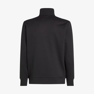  Calvin Klein Logo Tape Fermuarlı Erkek Siyah Sweatshirt