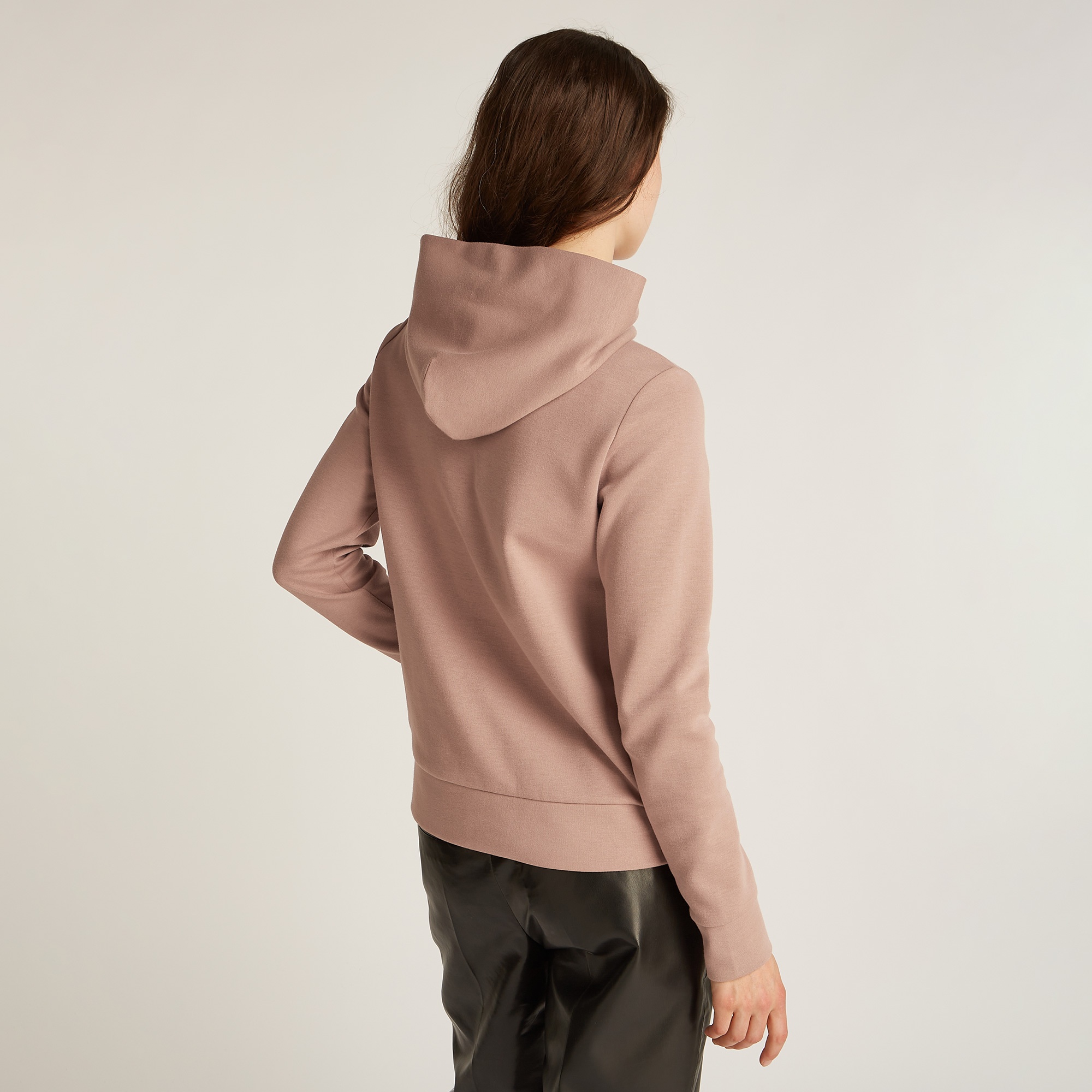 Calvin Klein Satin Regular Kadın Kahverengi Sweatshirt