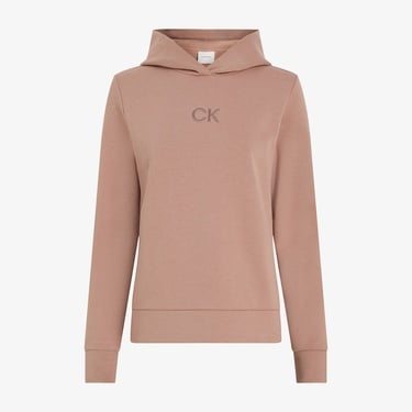  Calvin Klein Satin Regular Kadın Kahverengi Sweatshirt