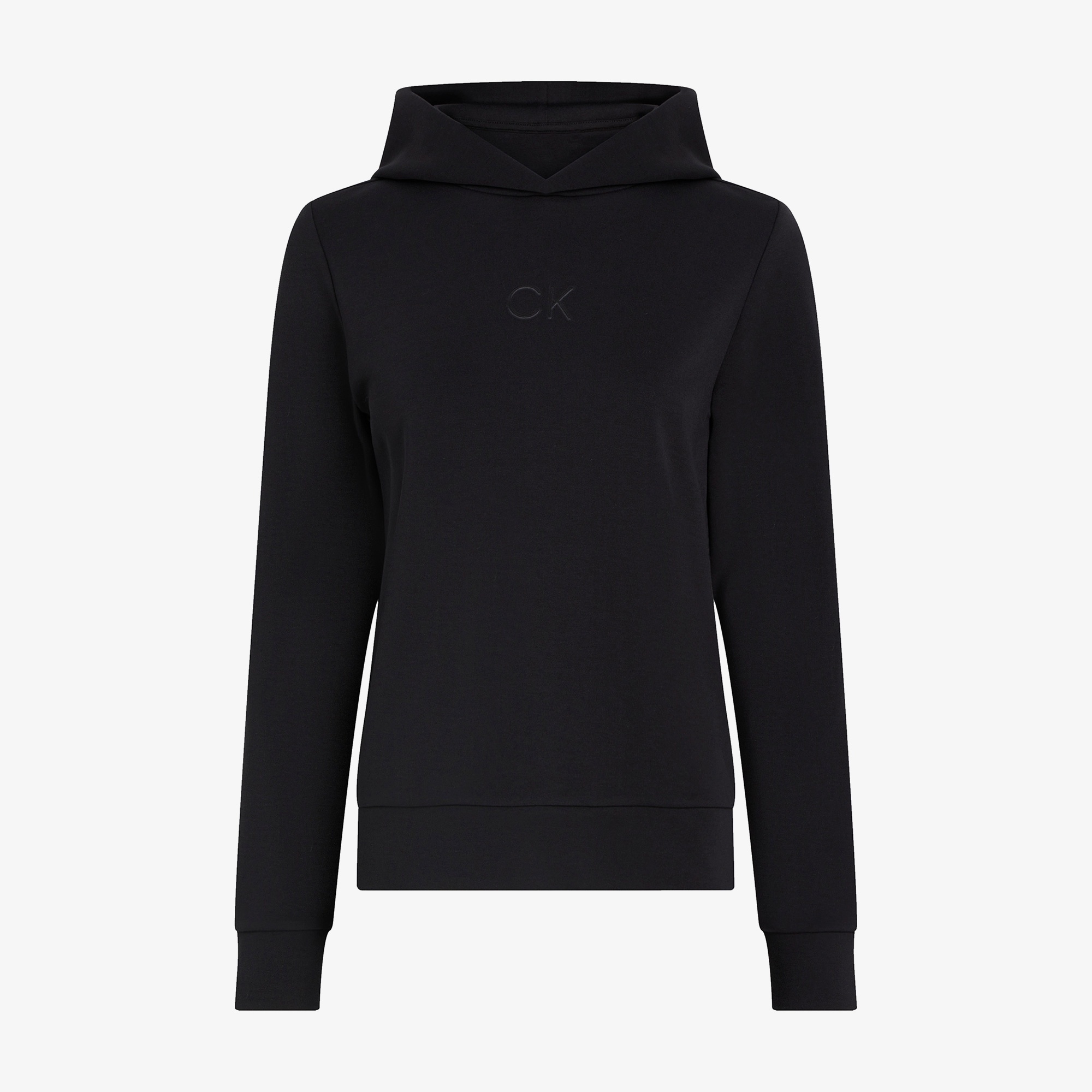 Calvin Klein Satin Regular Kadın Siyah Sweatshirt