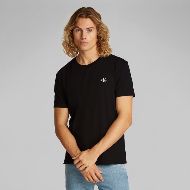  Calvin Klein 2'li Monologo Erkek Siyah T-Shirt