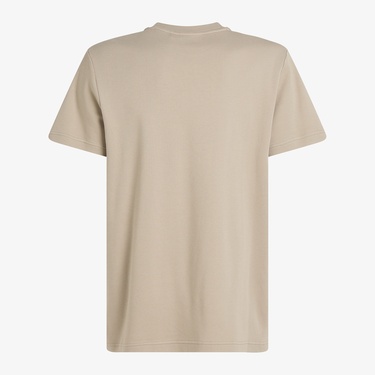  Calvin Klein Embossed Logo Erkek Bej T-Shirt