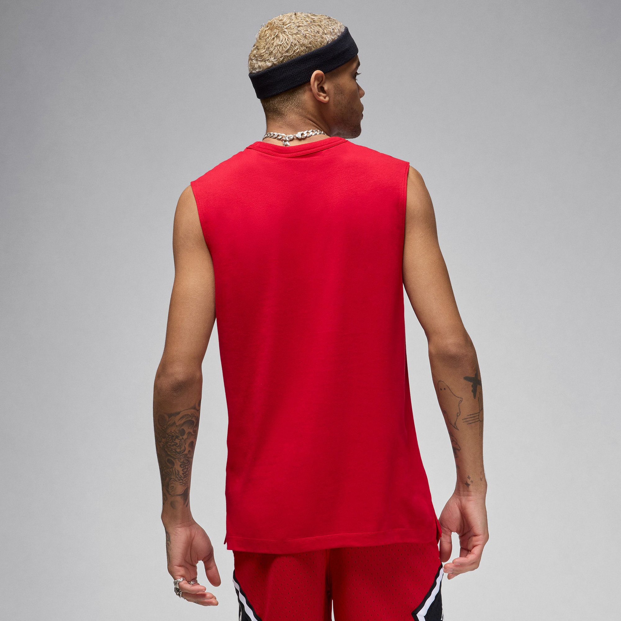 Jordan Dri-Fit Sport Erkek Kırmızı Kolsuz T-Shirt