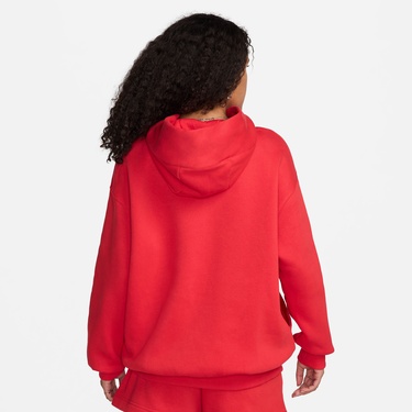 Nike Sportswear Phoenix Fleece Oversize Kadın Kırmızı Sweatshirt